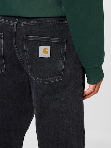 Carhartt WIP Tapered Jeans 'Newel' in Schwarz