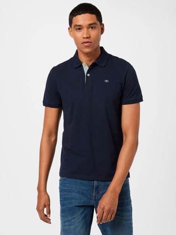 T-Shirt TOM TAILOR en bleu : devant