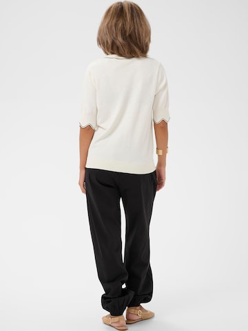 balta Cream Megztinis 'CRVillea'