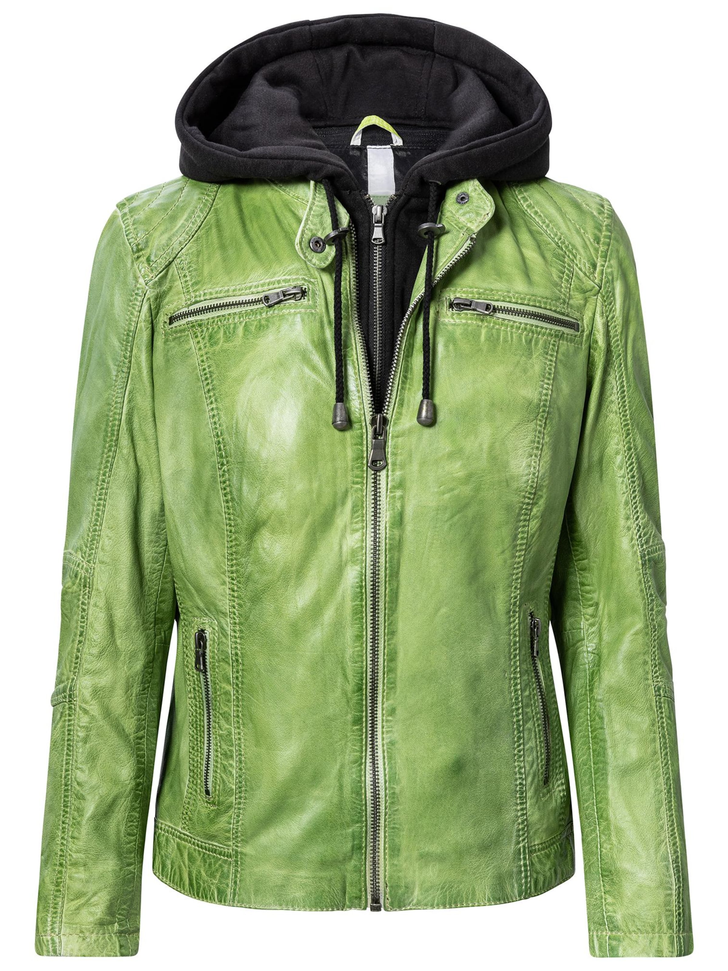 CBL Between-season jacket 'Lederjacke' in Green: front