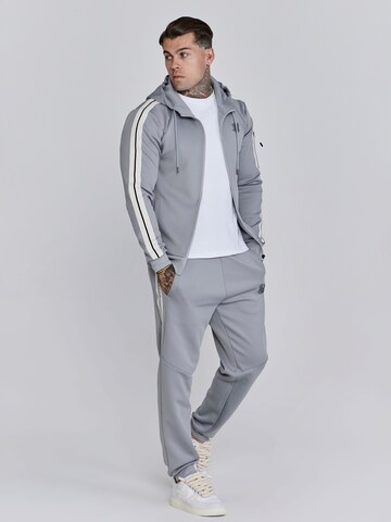 Effilé Pantalon SikSilk en gris