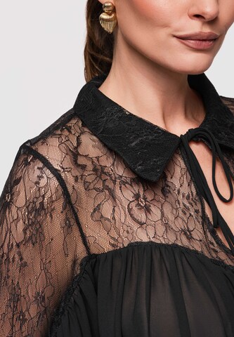 Ombre Blouse 'OW-TS-E0026' in Black