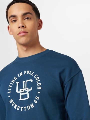 UNITED COLORS OF BENETTON Sweatshirt in Blue