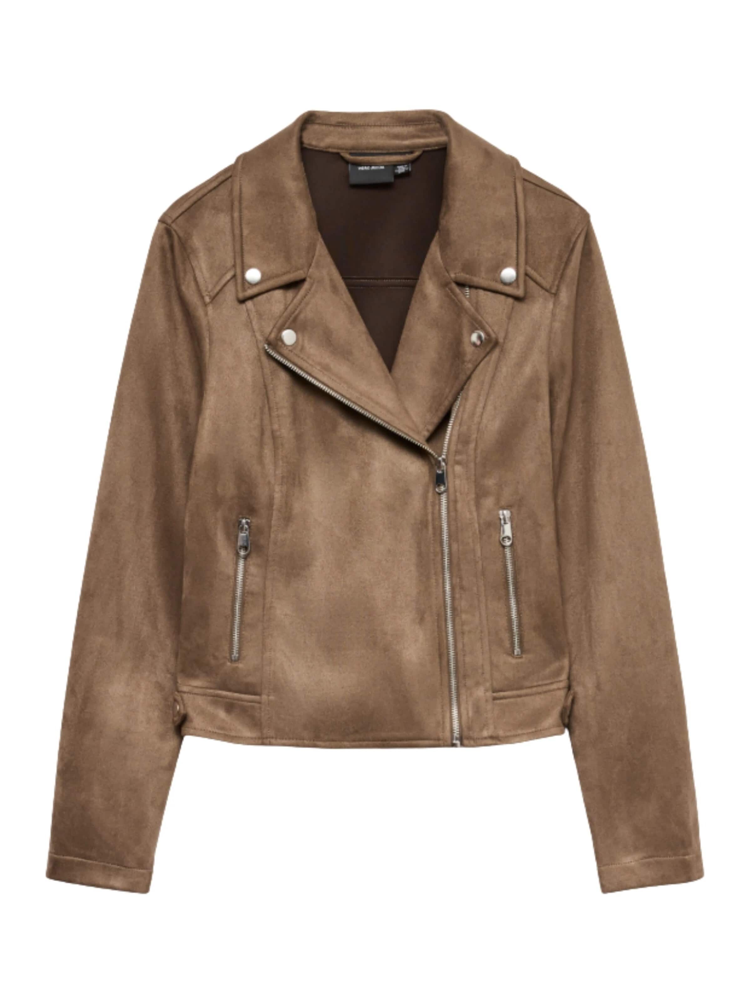 VERO MODA Between-season jacket 'GIACCA' in Brown: front
