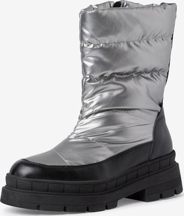 TAMARIS Ankle Boots in Silver: front