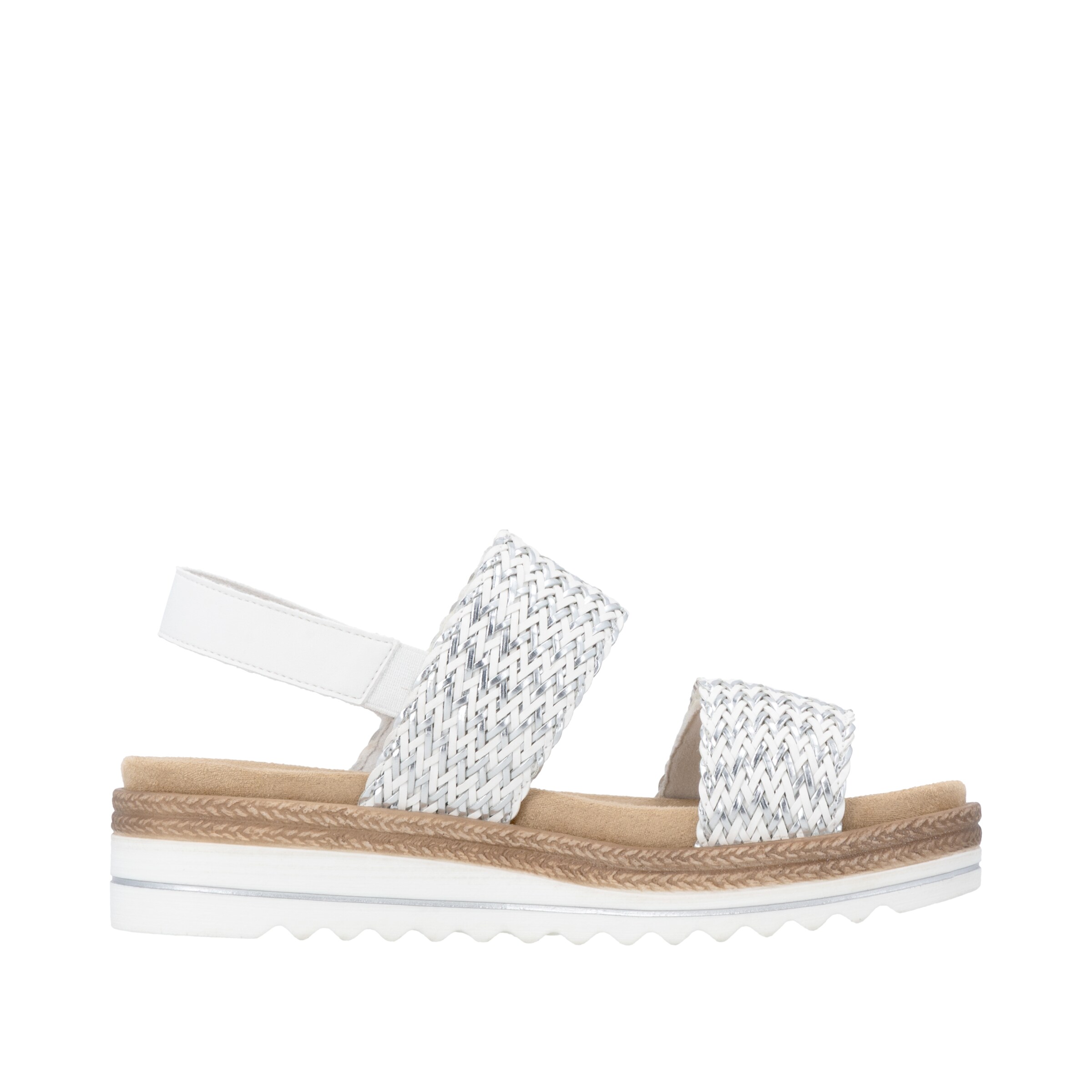 REMONTE Strap Sandals ' D0Q63 ' in Silver