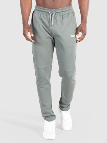 Smilodox Tapered Broek 'Leon' in Groen: voorkant