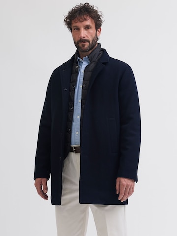 Portland Outerwear Company Between-seasons coat in Blue: front