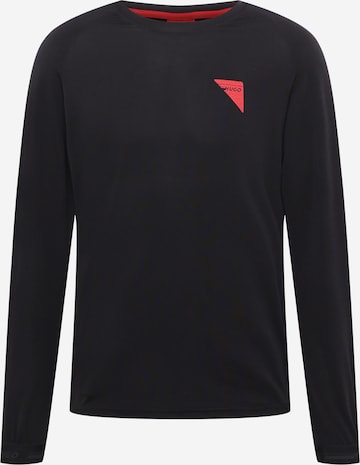 HUGO Shirt 'Dotivation' in Black: front