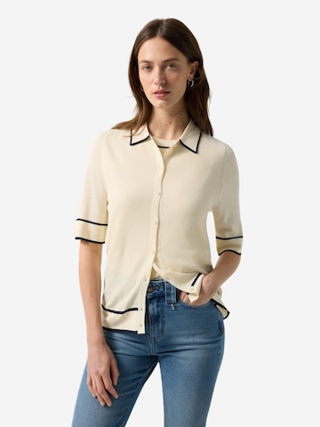 BOGNER Strickjacke 'Peaches' in Weiß: Vorderseite