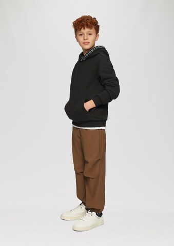 s.Oliver Sweatshirt in Black
