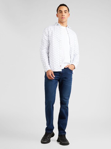 Tommy Jeans - Regular Fit Camisa 'CRITTER' em branco