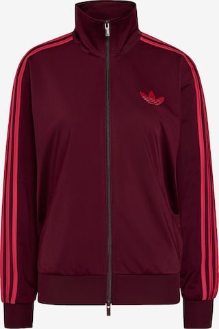 ADIDAS ORIGINALS Кофта на молнии 'Firebird' в Красный: спереди