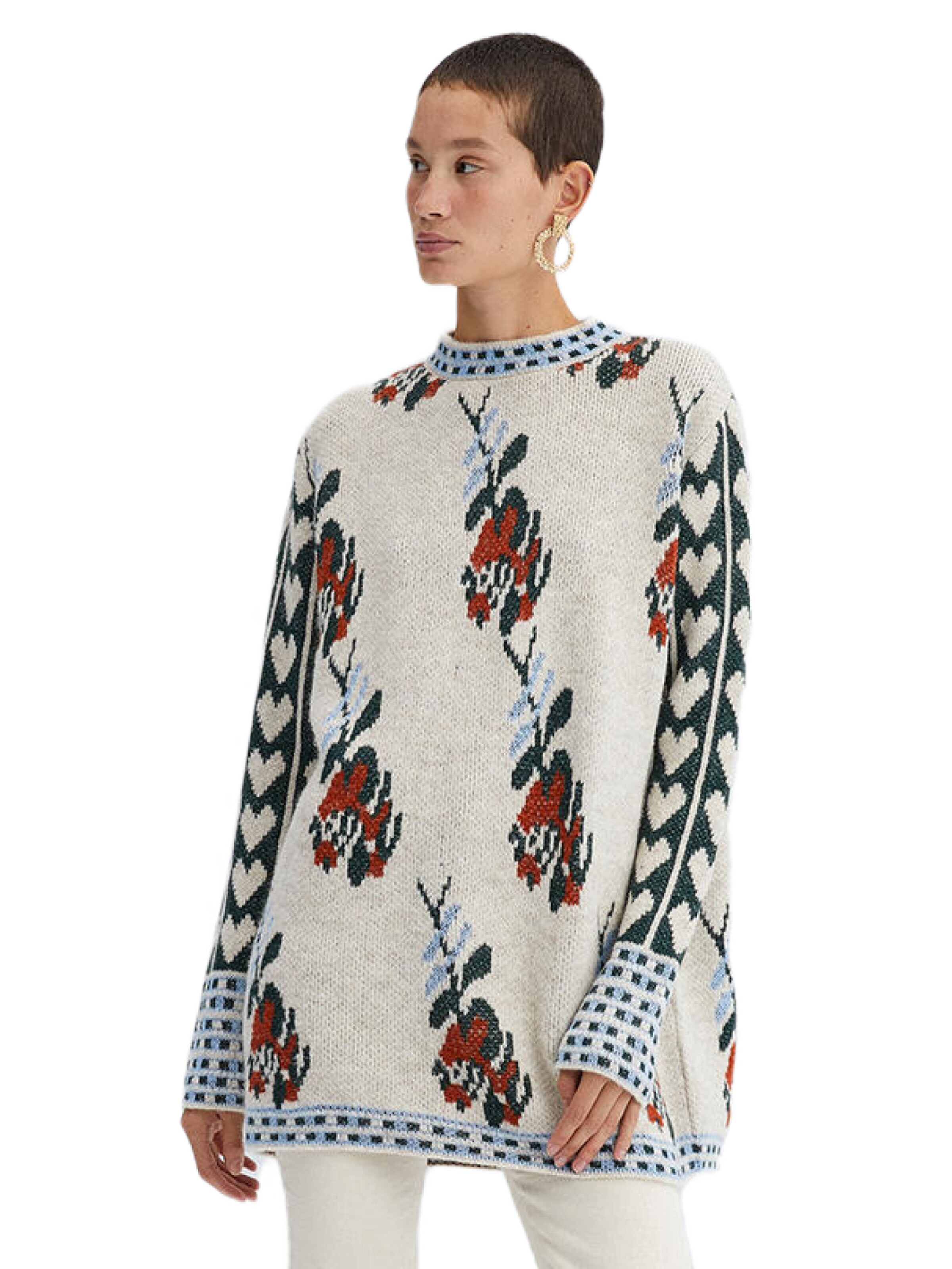 Touche Prive Sweater in Beige: front