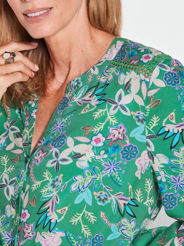Goldner Blouse in Groen