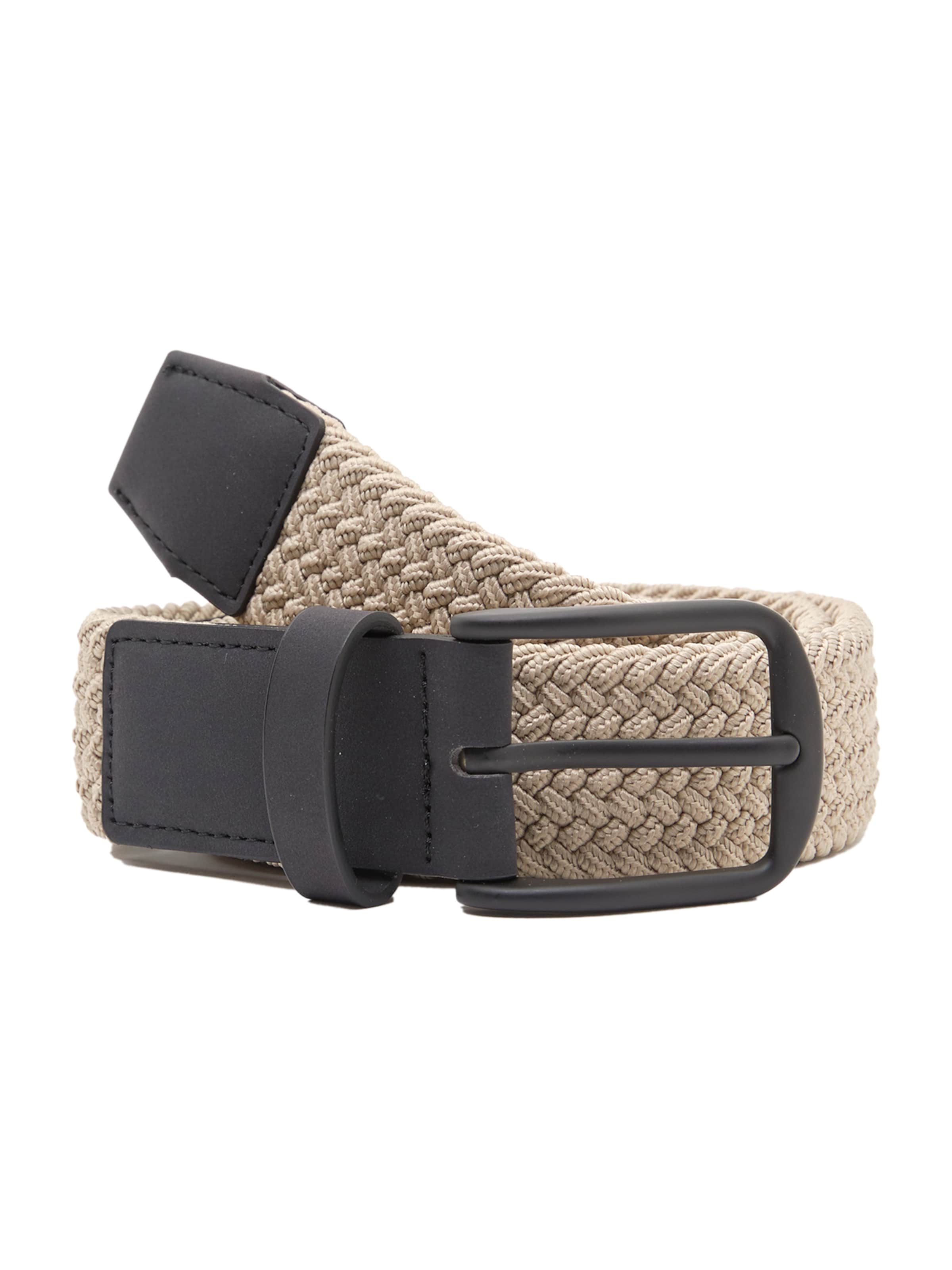 Pull&Bear Ceinture en beige / brun foncé, Vue avec produit