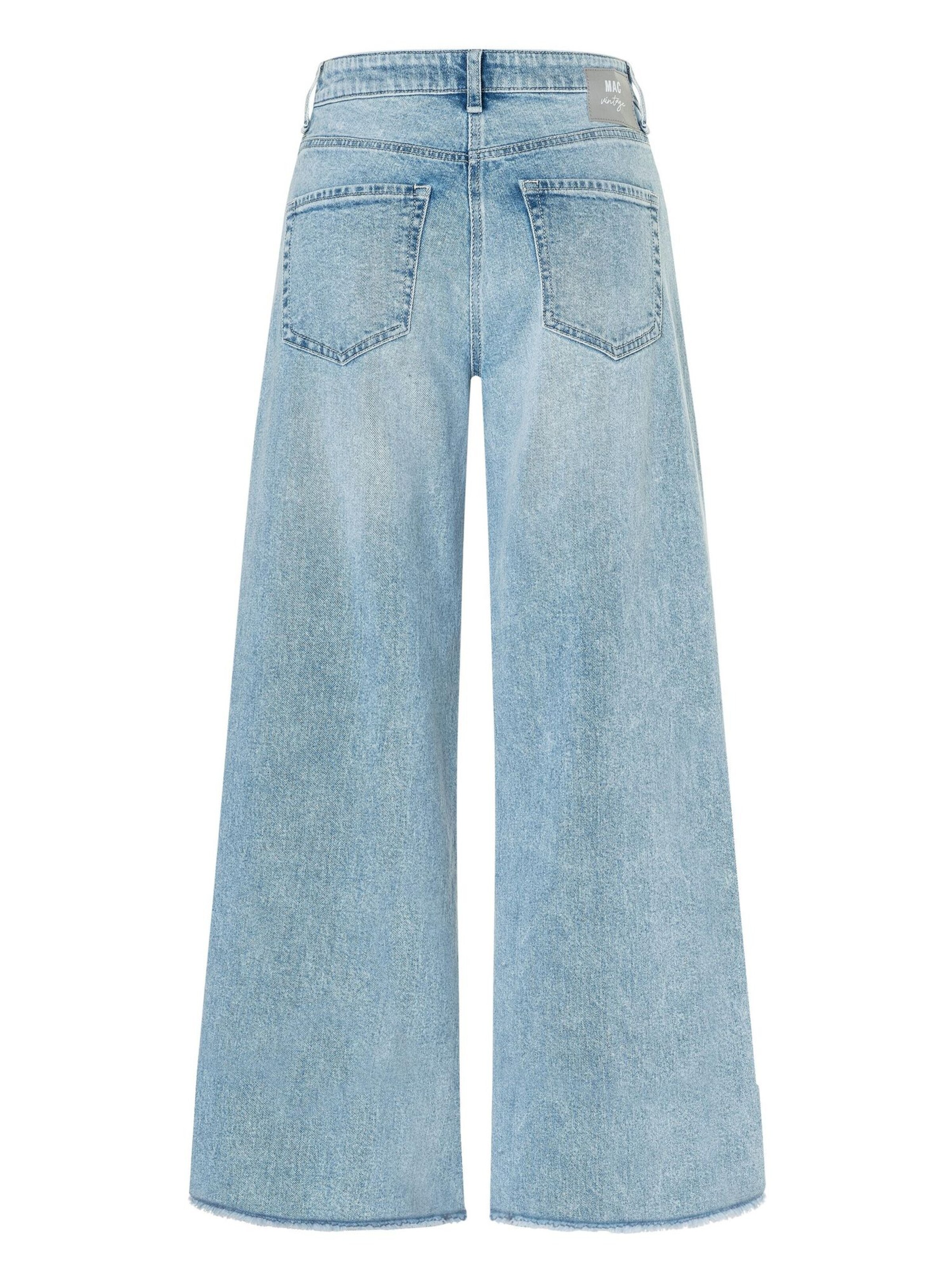 MAC Wide Leg Jeans 'NEVADA'‌‌ in Blau