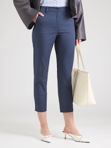 Weekend Max Mara Slimfit Pantalon 'CECCO' in Blauw: voorkant