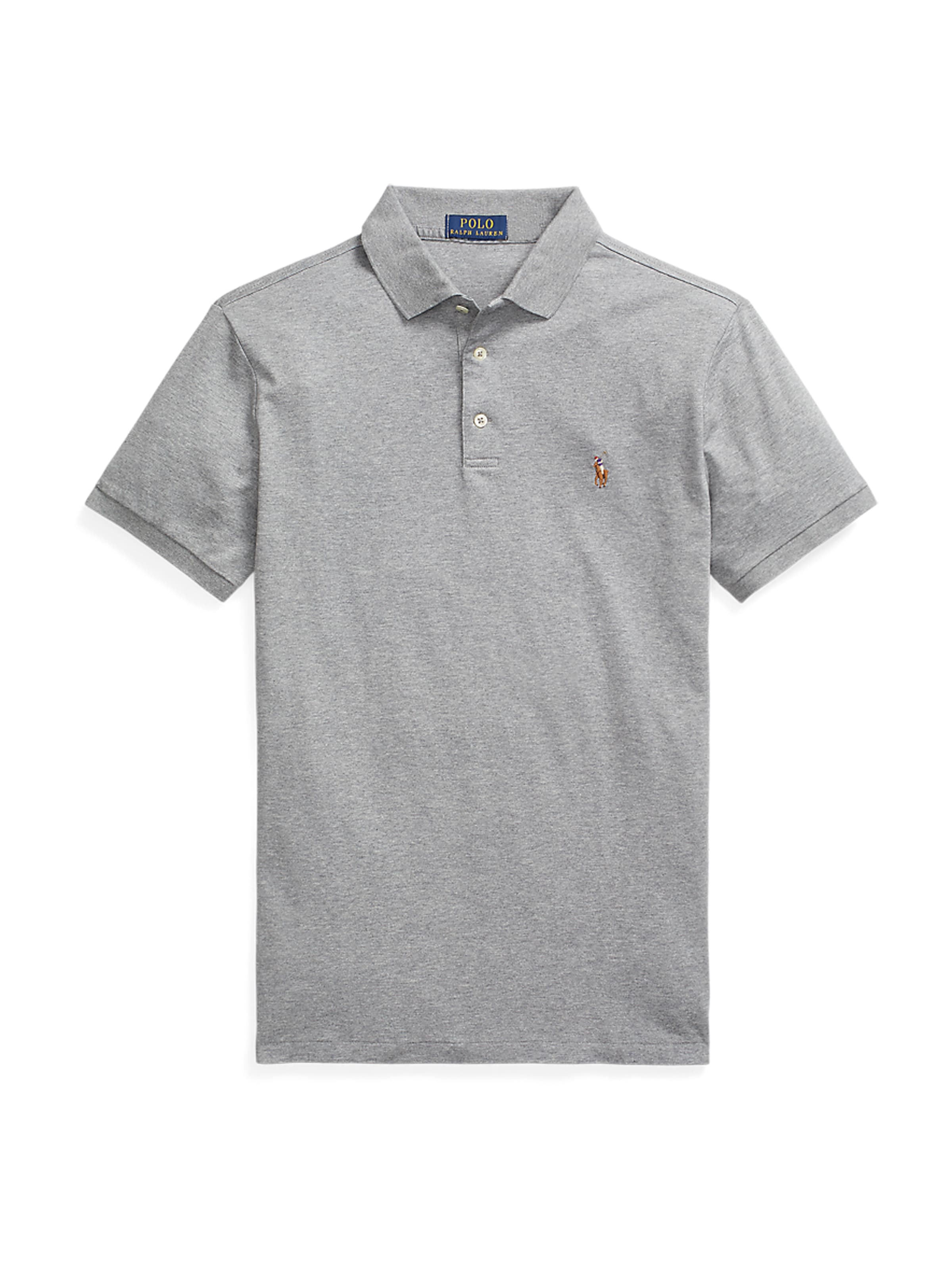 T-Shirt Polo Ralph Lauren en gris : devant