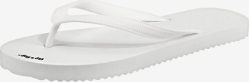 FLIP*FLOP T-Bar Sandals in White: front