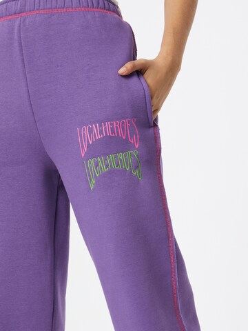 Effilé Pantalon LOCAL HEROES en violet