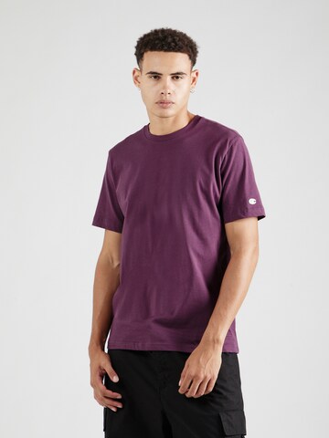 T-Shirt Champion Authentic Athletic Apparel en violet : devant