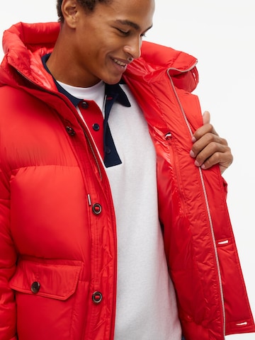 Tommy Jeans Winterjas in Rood
