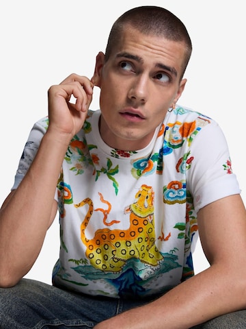 balts Desigual T-Krekls