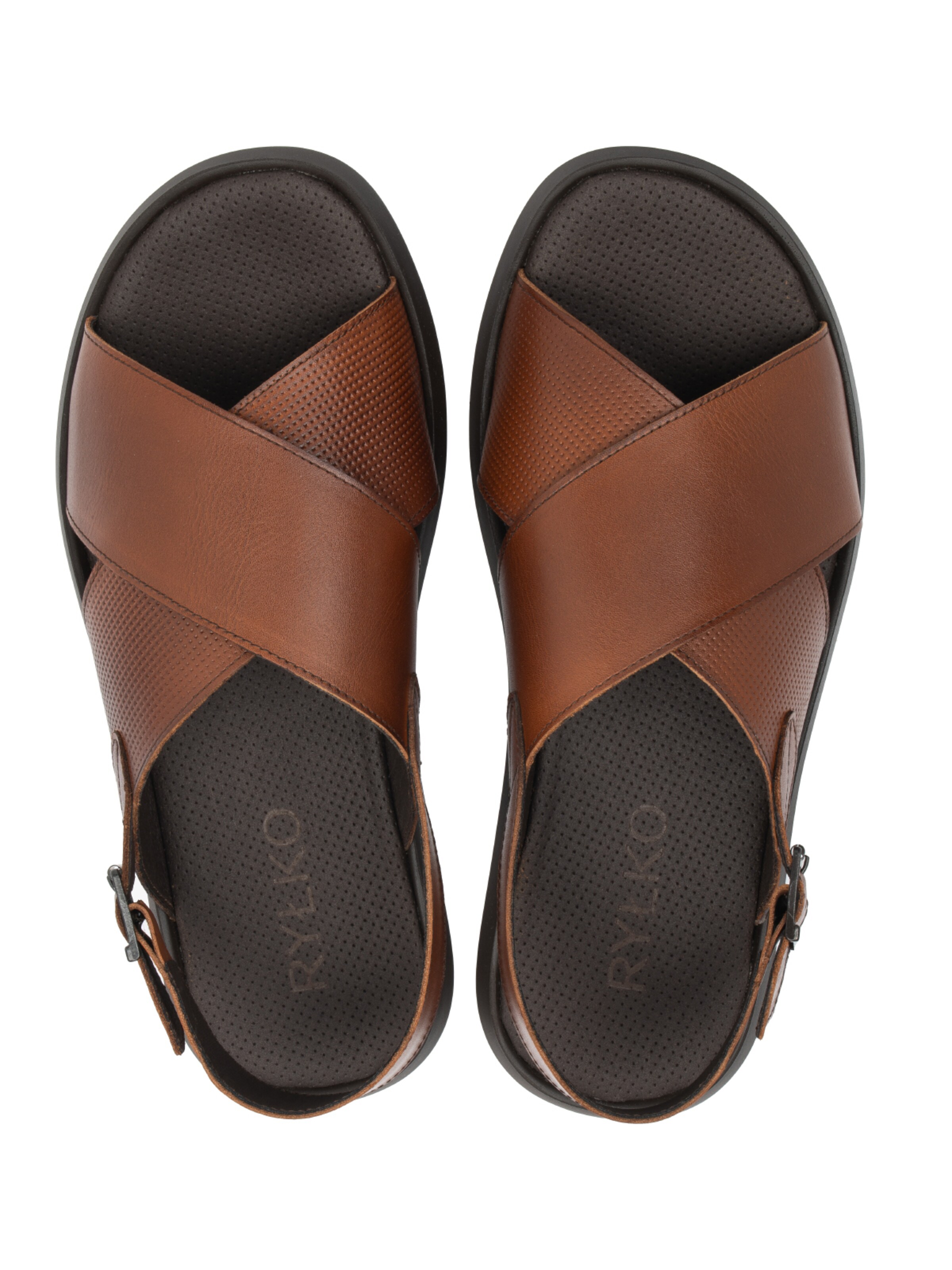 RYŁKO Sandalen in Bruin