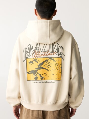 Pull&Bear Sweatshirt in Beige: Vorderseite