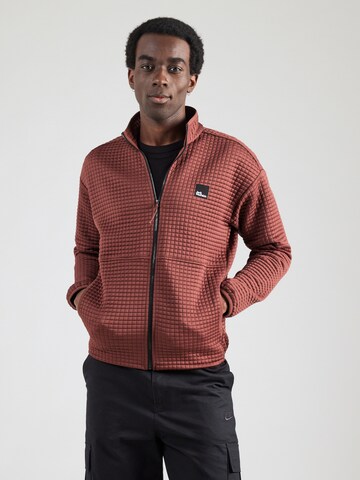 Jachetă  fleece funcțională 'MOGARI' de la JACK WOLFSKIN pe roșu: față