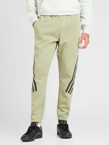 ADIDAS SPORTSWEAR Tapered Sports trousers 'Future Icons' in Green: front