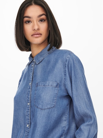 Jaqueline de Yong Blouse 'Jasper' in Blauw