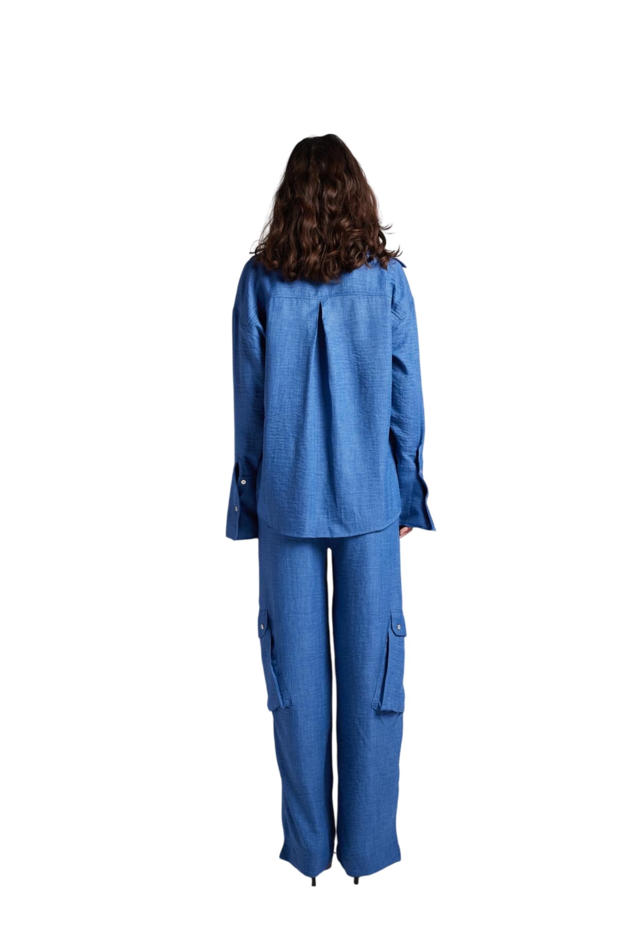 HOLLY LOLLY Loosefit Hose in Blau