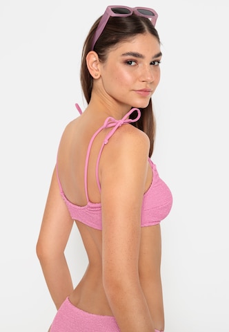 LSCN by LASCANA - Bustier Top de bikini en rosa