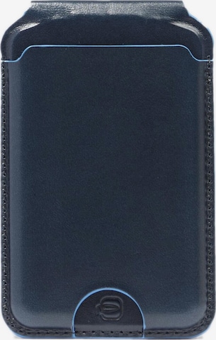 Piquadro Portemonnee in Blauw: voorkant