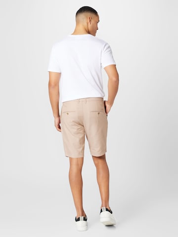 BOSS Normální Chino kalhoty – béžová