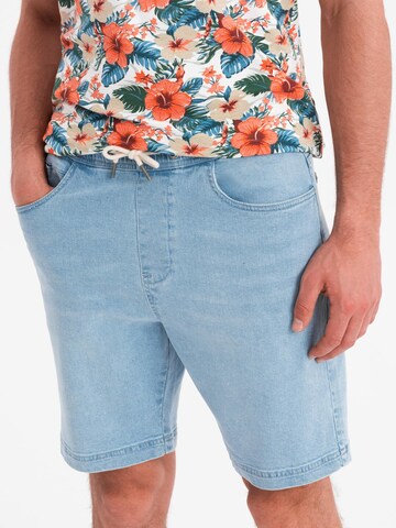 Ombre Regular Jeans in Blauw