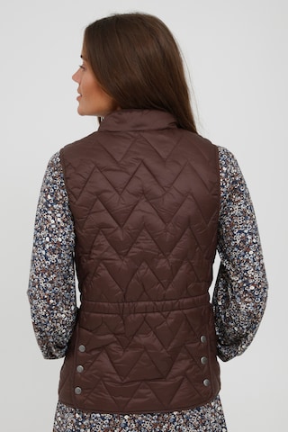 Fransa Vest 'FRBAPADDING 3' in Brown