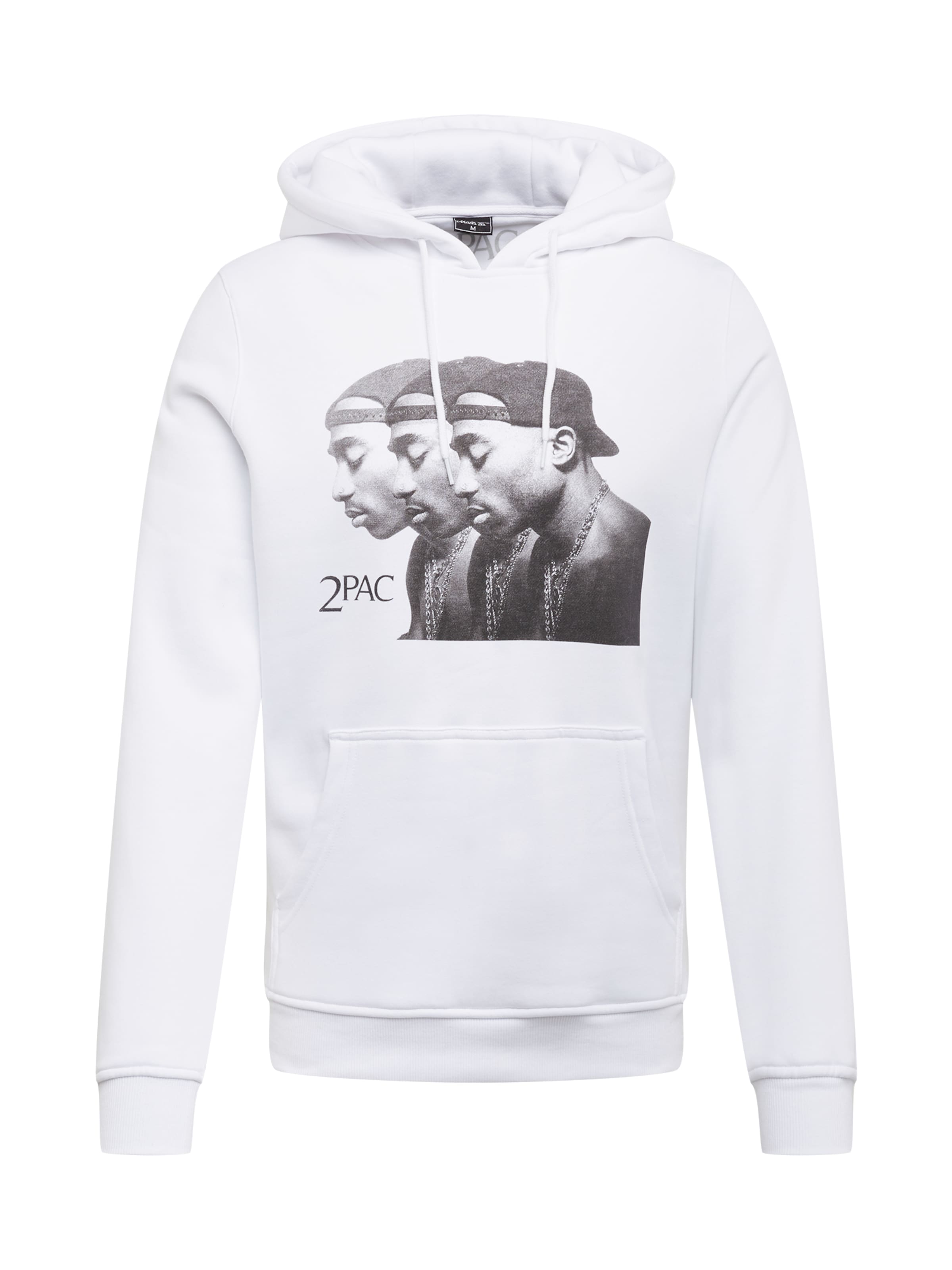 Mister Tee Sweatshirt '2Pac Faces' in Grey / Black / White, Item view