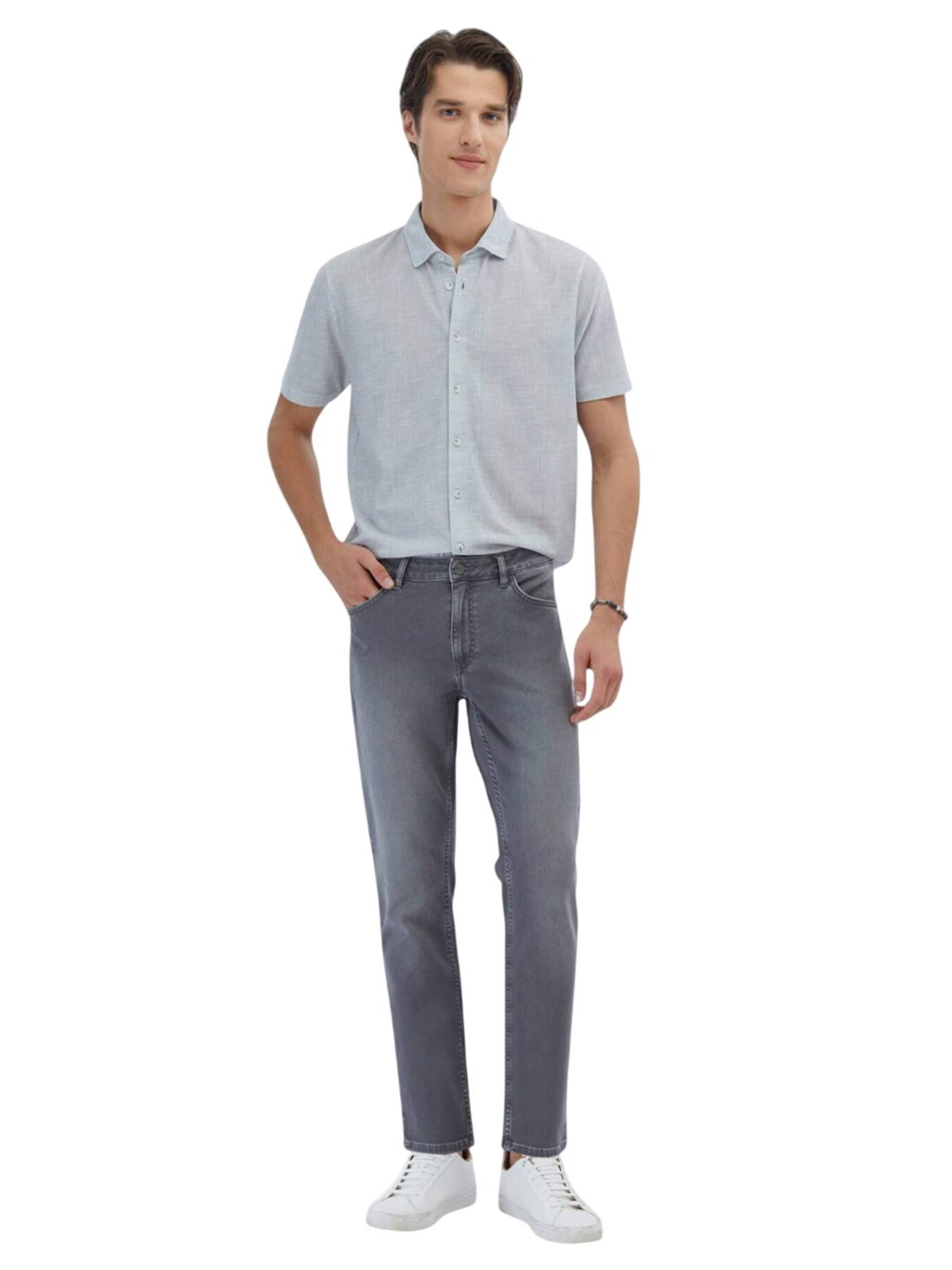 KİP Regular Fit Hemd in Grau