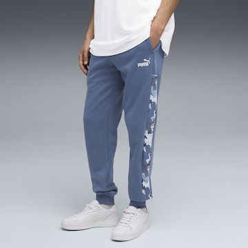 PUMA Tapered Sports trousers 'Essentials' in Blue: front
