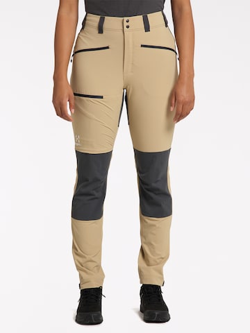 Haglöfs Regular Outdoor Pants 'Mid Standard' in Beige: front