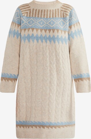 Robes en maille 'Lynnea' usha BLUE LABEL en beige : devant