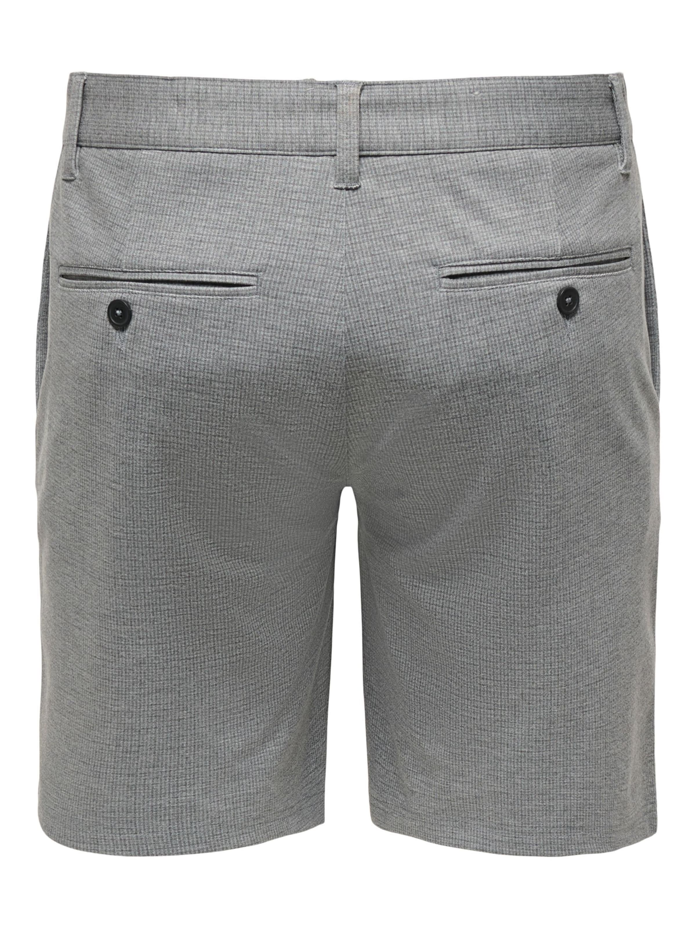 Only & Sons regular Lærredsbukser 'ONSMark' i grå