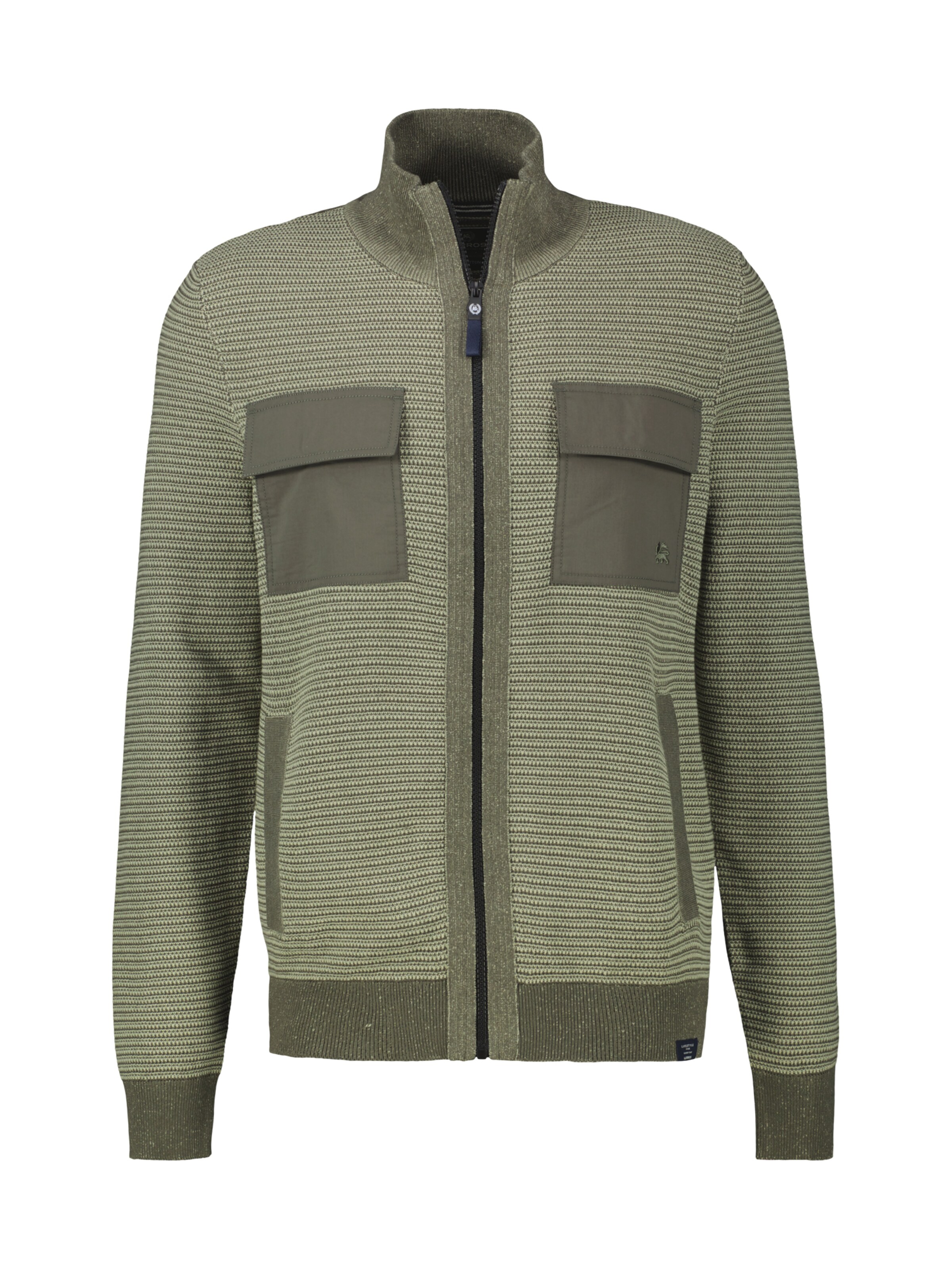 LERROS Strickjacke in Grün: Vorderseite