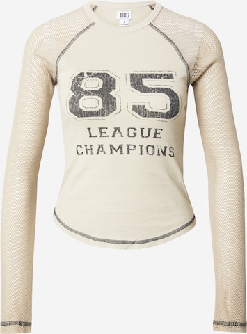 T-shirt BDG Urban Outfitters en beige : devant