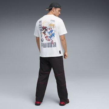 PUMA Shirt 'PUMA x SONIC THE HEDGEHOG' in White