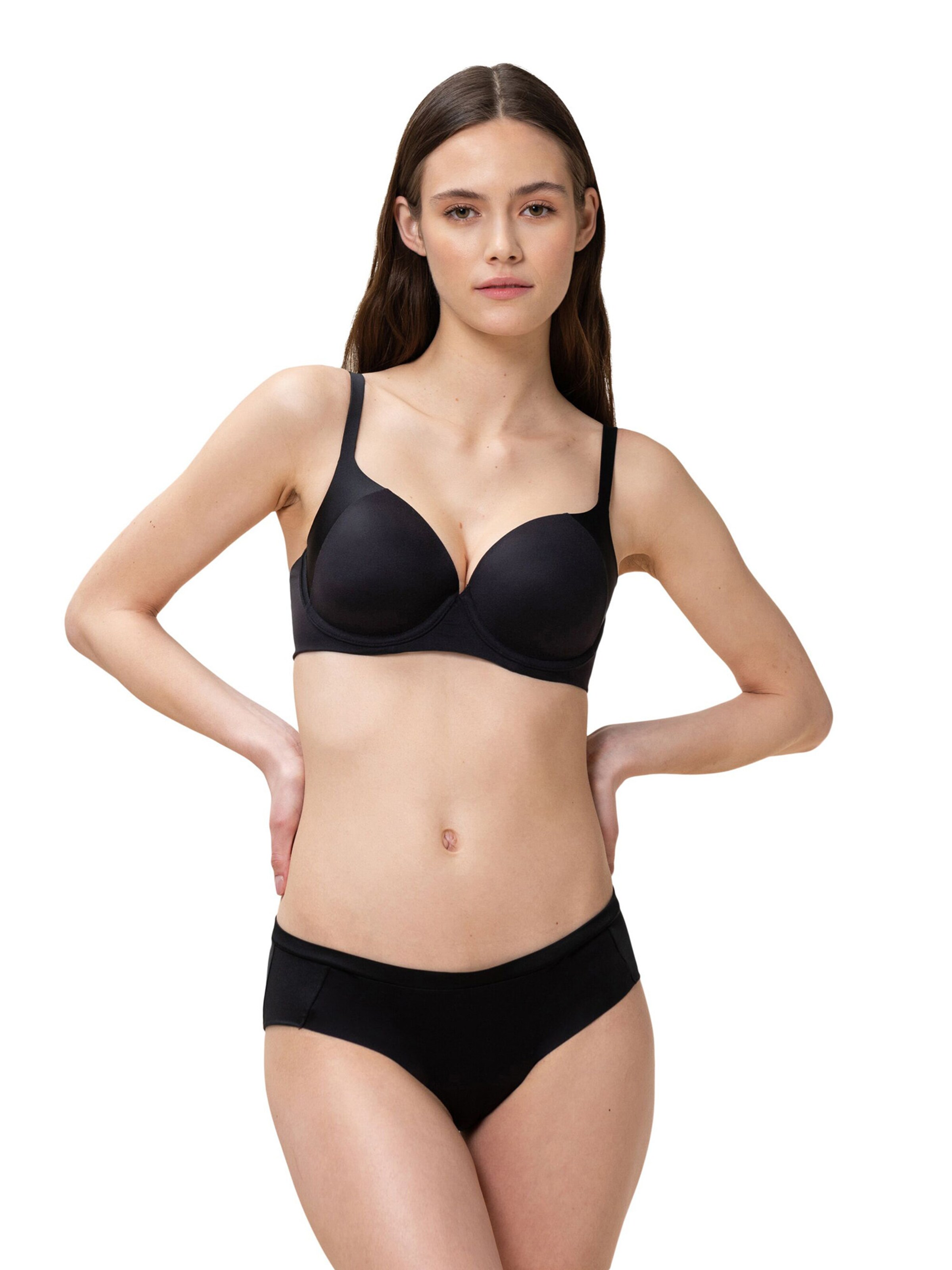 TRIUMPH T-shirt BH ' Body Make-up Soft Touch ' in Zwart