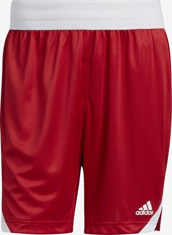 ADIDAS SPORTSWEAR Workout Pants 'Icon Squad' in Red: front